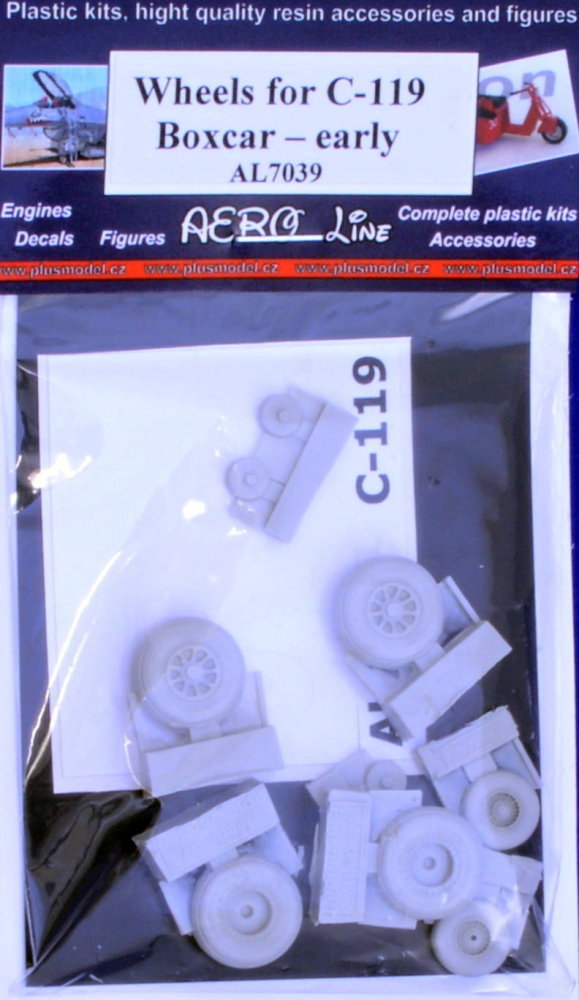 1/72 Wheels for C-119 Boxcar (early)