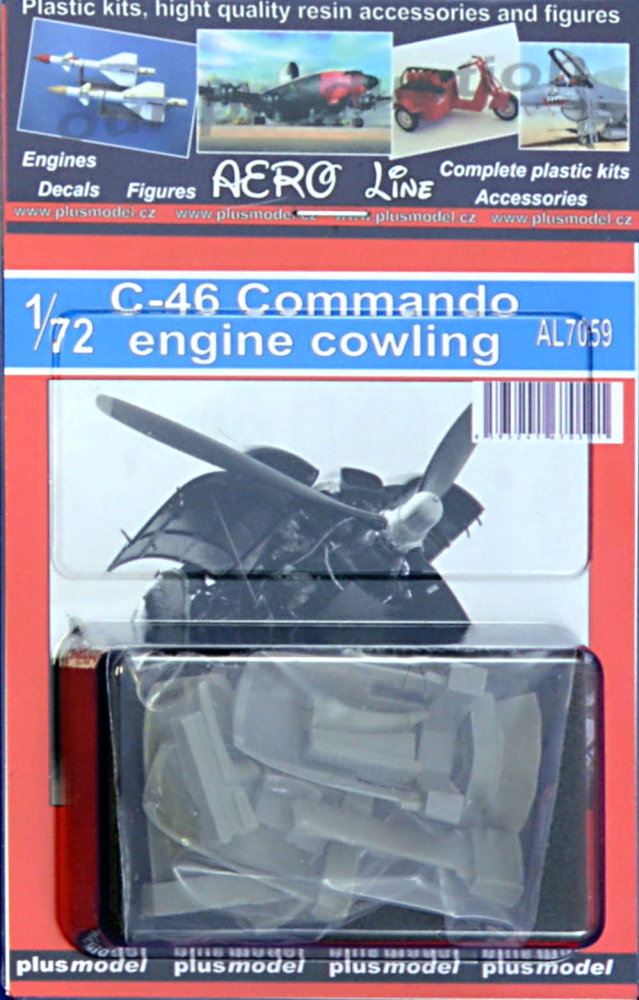 1/72 C-46 Commando engine cowling 