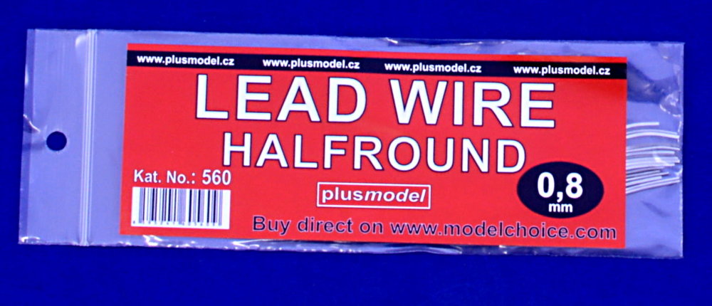 Lead wire HALFROUND 0,8 mm