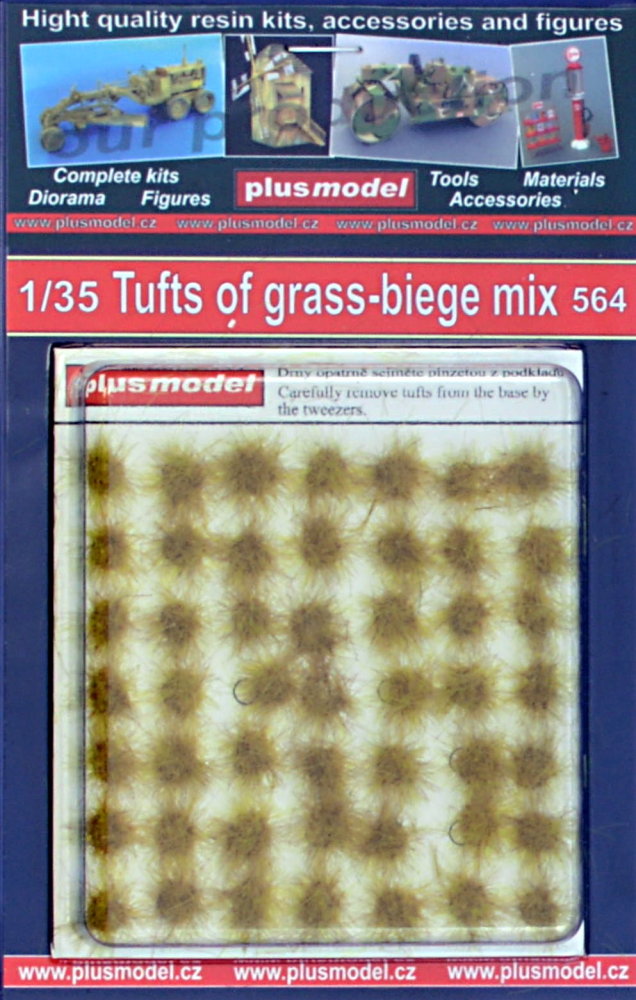 1/35 Tufts of grass (beige mix)