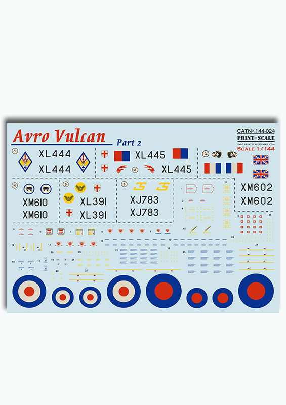 1/144 Avro Vulkan - part 2 (wet decals)