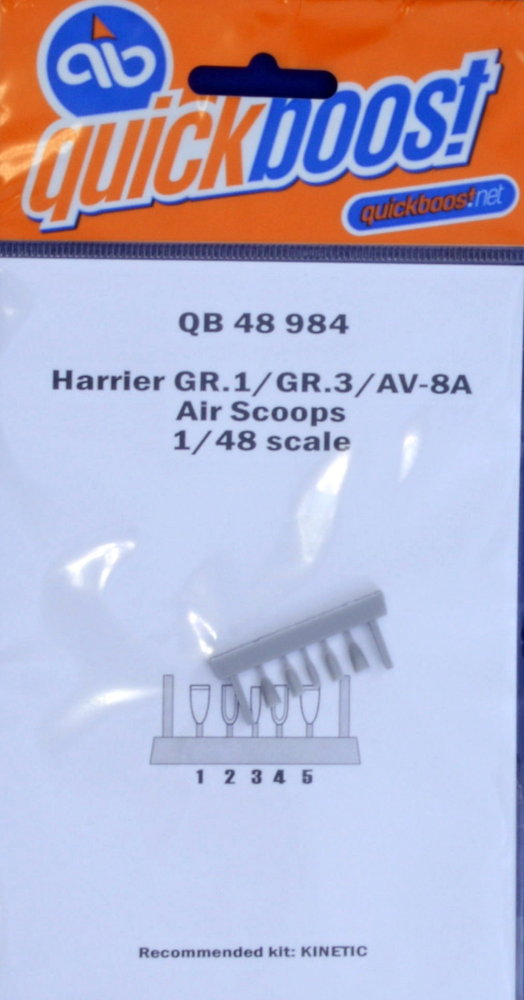 1/48 Harrier GR.1/GR.3/AV-8A air scoops (KIN)