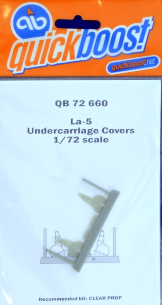 1/72 La-5 undercarriage covers (CL.PROP)