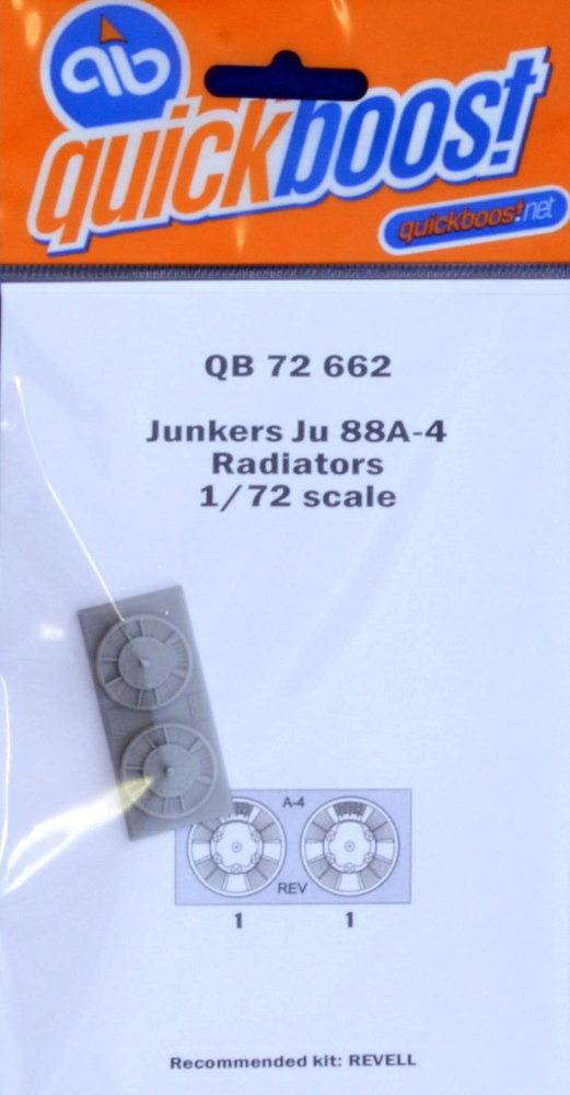 1/72 Ju88A-4 radiators (REV)