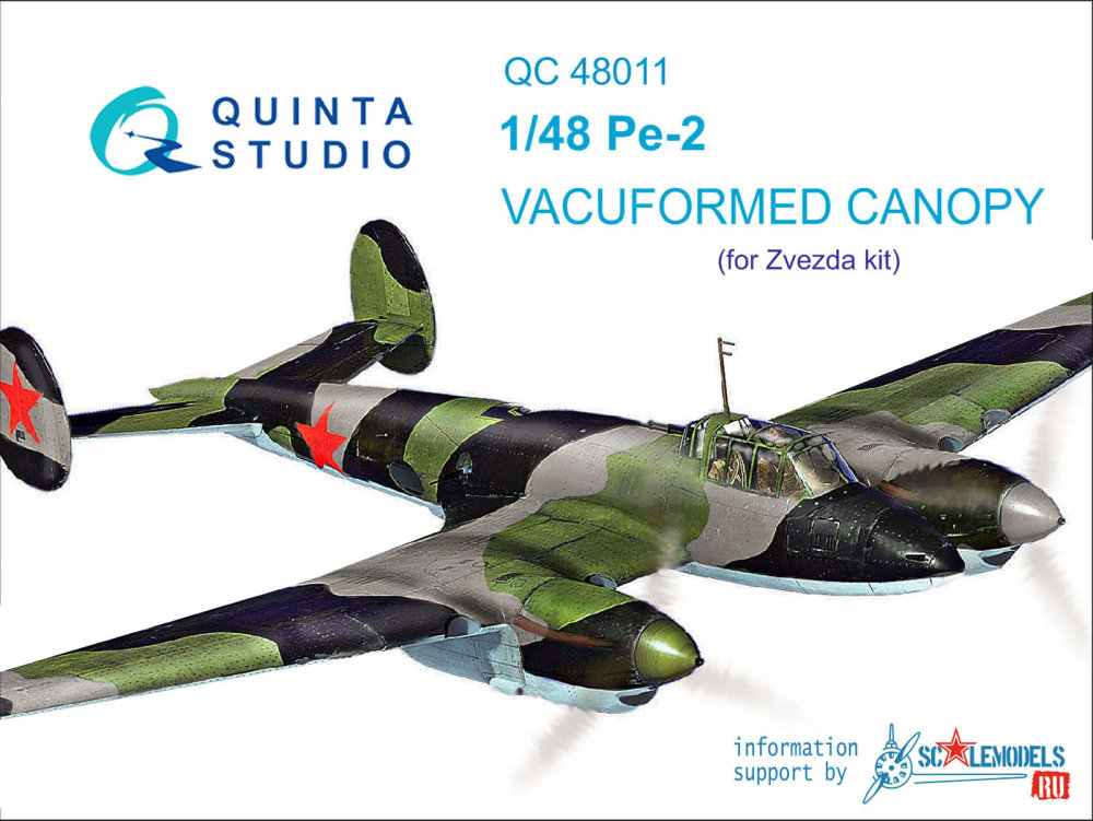 1/48 Vacu canopy for Pe-2 (ZVE)