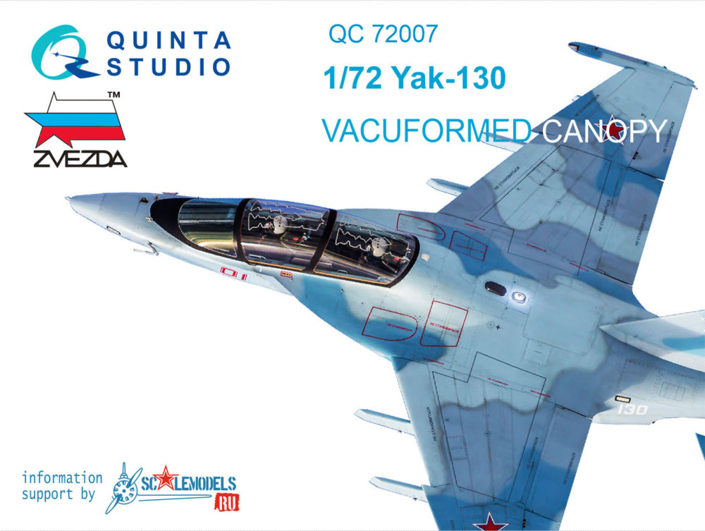 1/72 Vacu canopy for Yak-130 (ZVE)