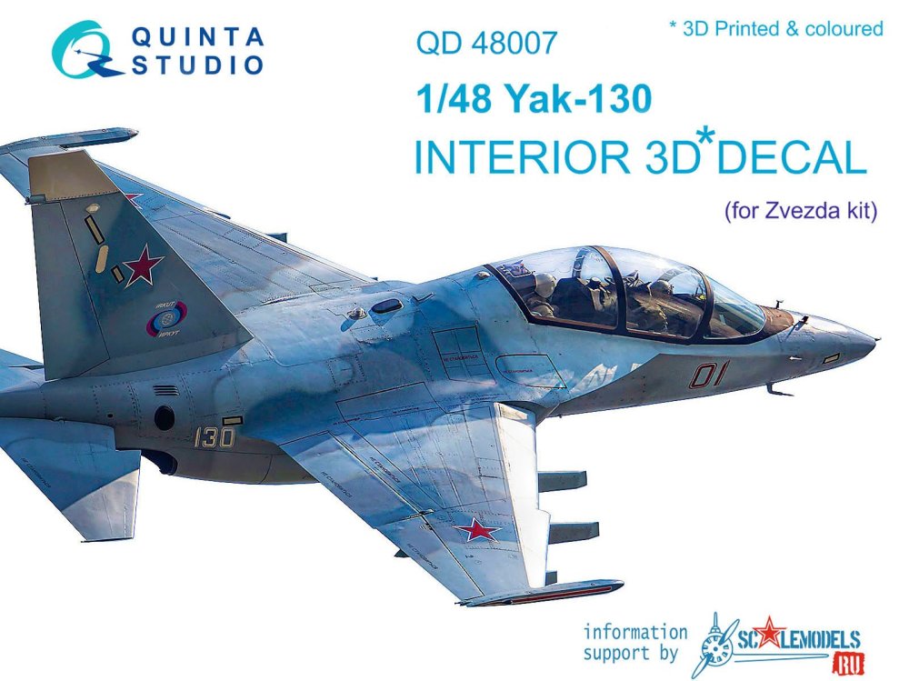1/48 Yak-130 3D-Print&colour Interior (ZVE) 