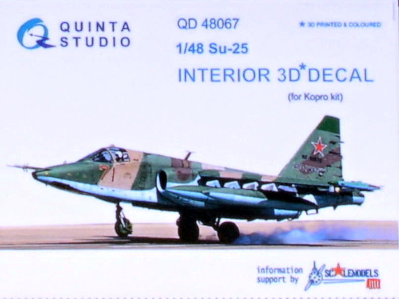 1/48 Su-25 3D-Print&colour Interior (KP)