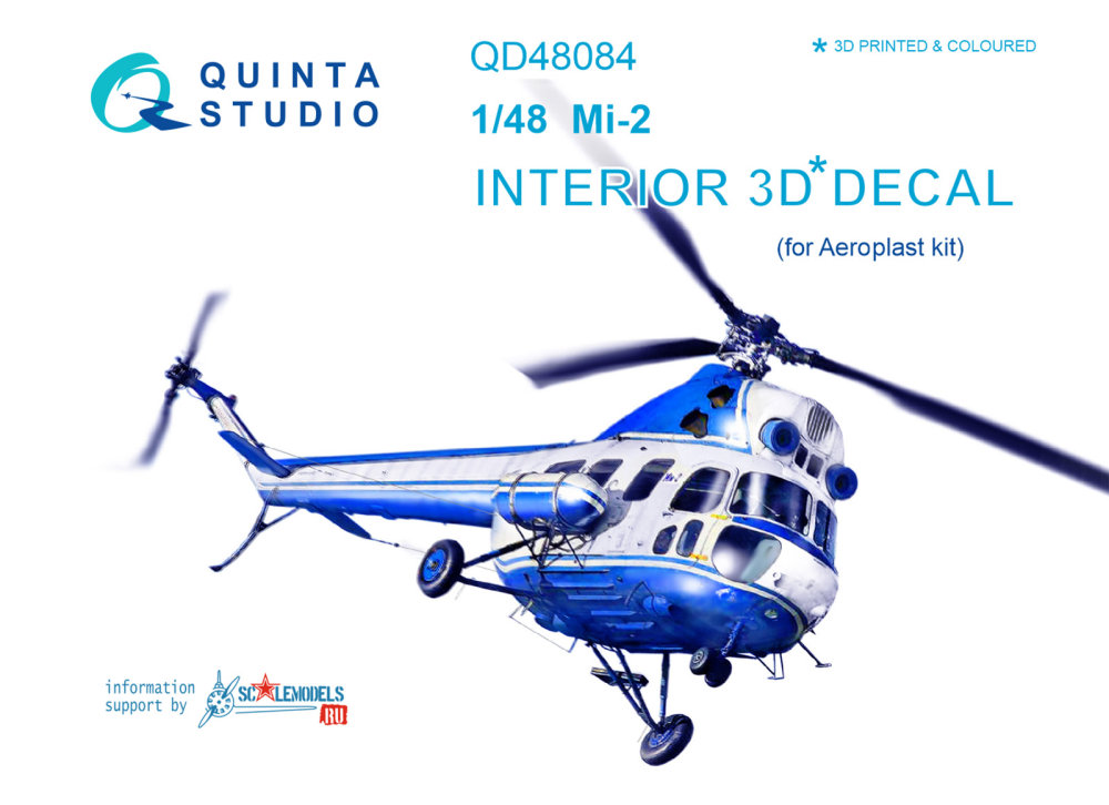 1/48 Mil Mi-2 3D-Print&colour Interior (AEPL)