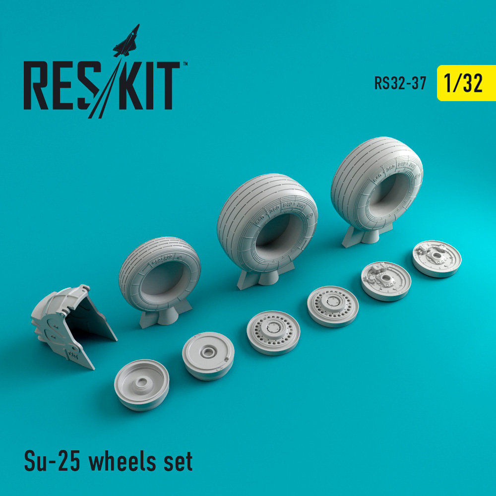 1/32 Su-25 wheels set