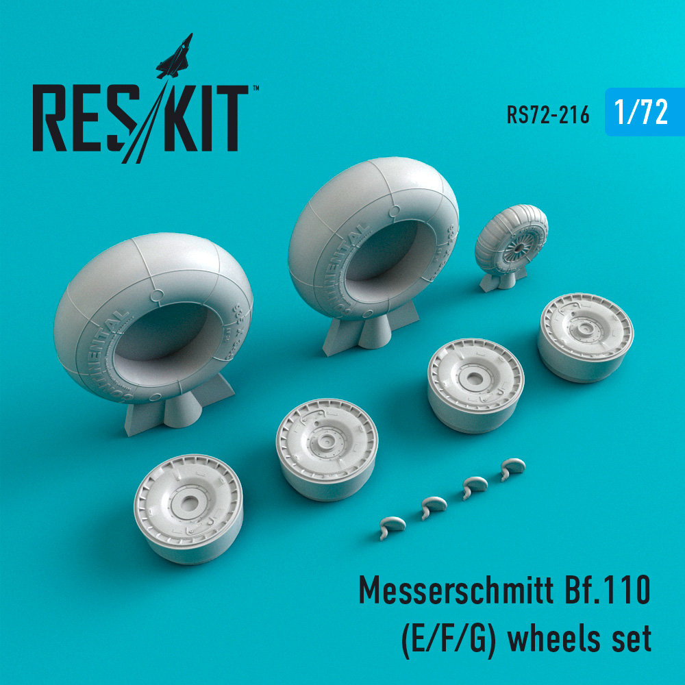 1/72 Bf-110 E/F/G wheels (DRAG/AIRF/EDU/ITA)