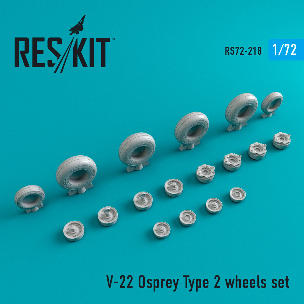 1/72 V-22 Osprey Type 2 wheels (HAS/ITA)