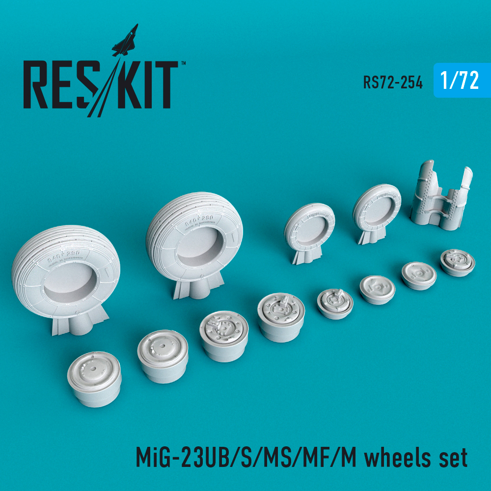 1/72 MiG-23 (UB/S/MS/MF/M) wheels set 