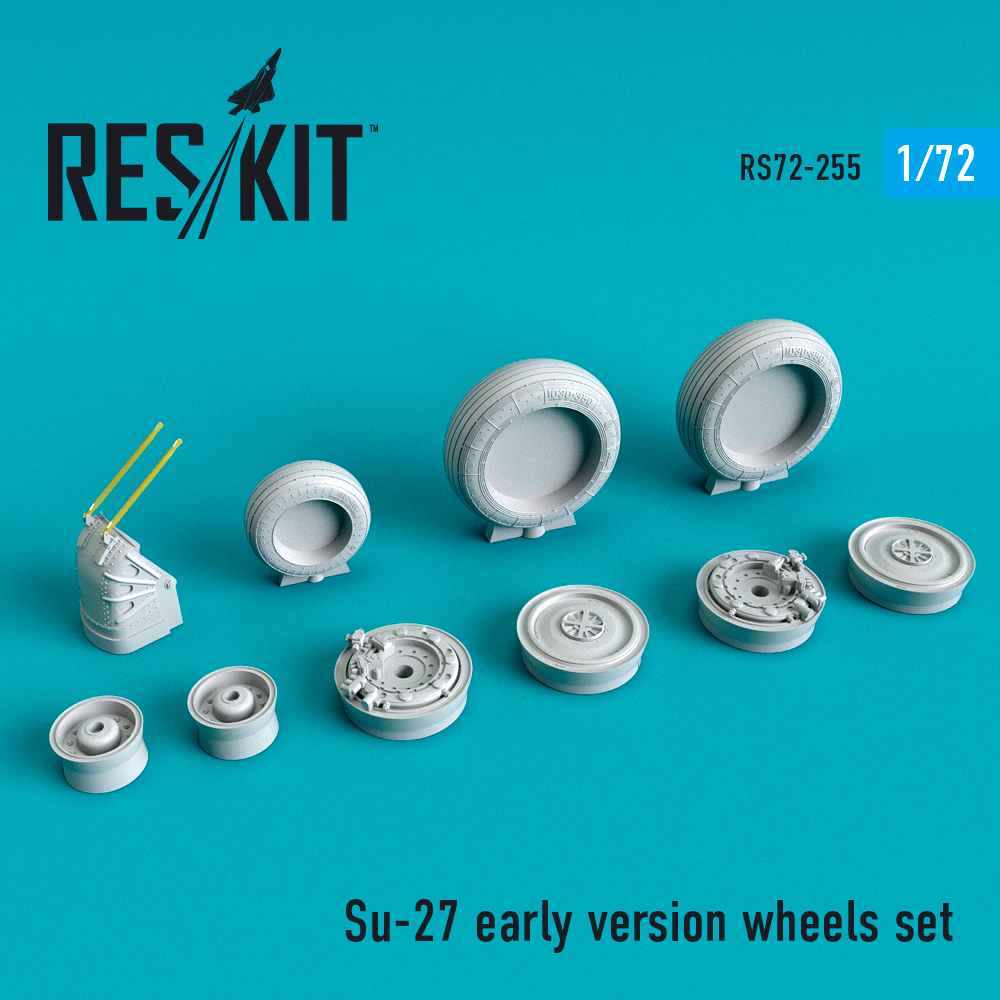 1/72 Su-27 wheels set early version