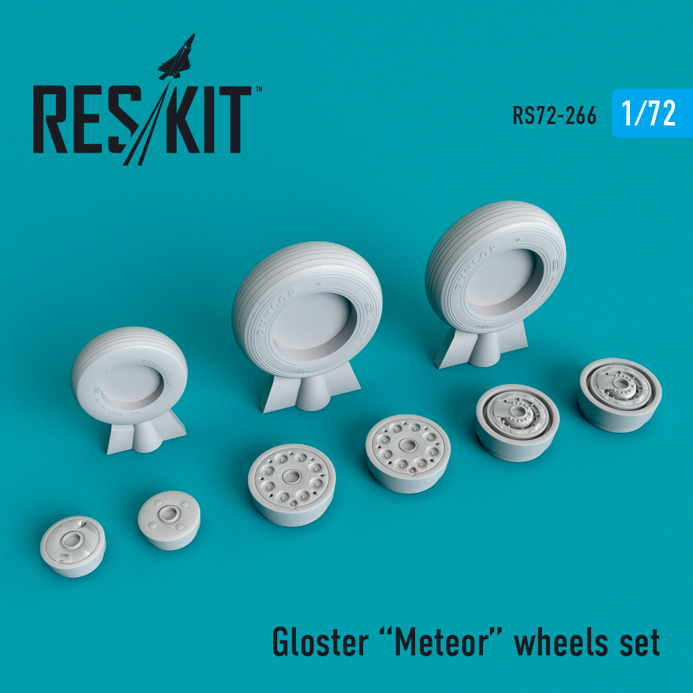 1/72 Gloster Meteor wheels set 