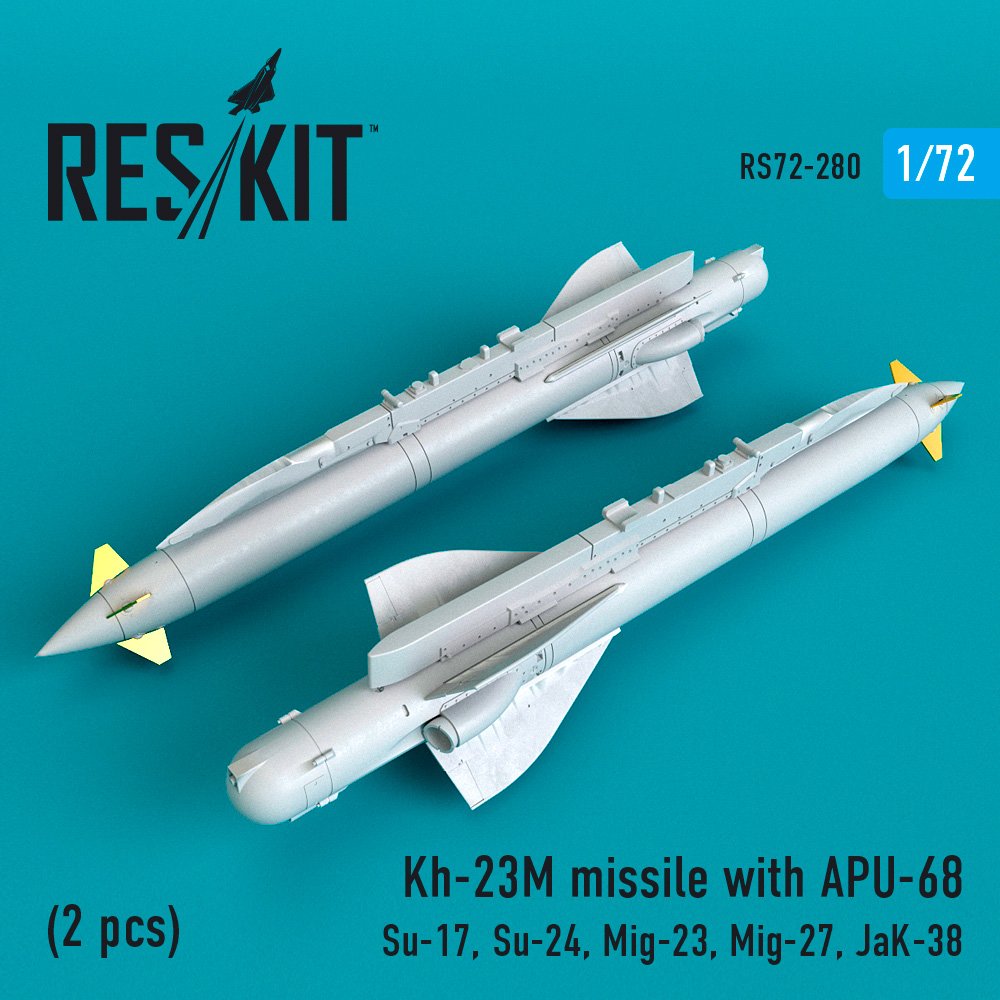 1/72 Kh-23M missile with APU-68 (2 pcs.)