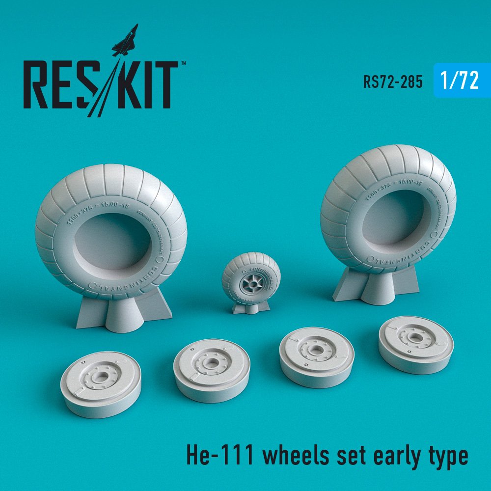 1/72 He-111 wheels set early type