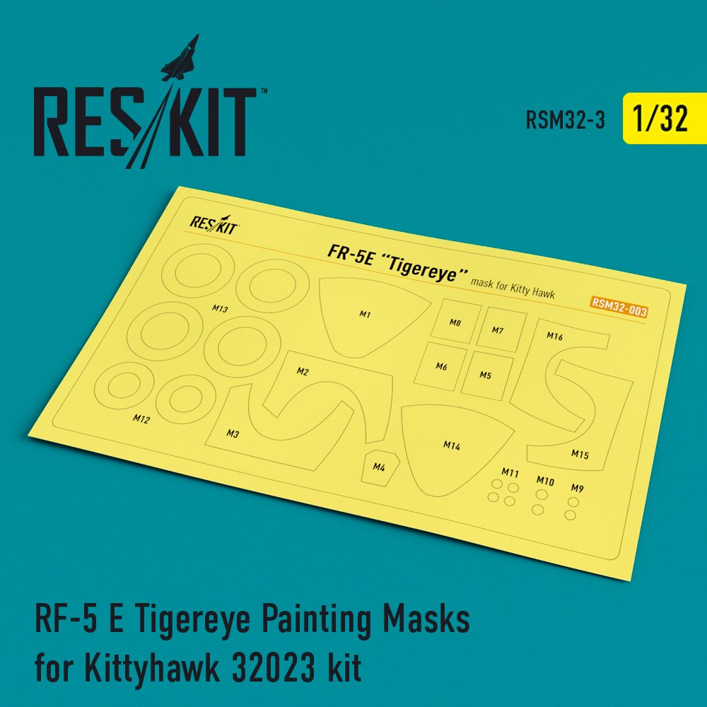 1/32 RF-5 E Tigereye Painting Masks (KITTYH)