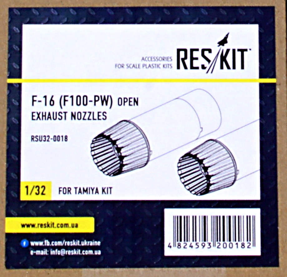 1/32 F-16 (F100-PW) open exh.nozzles (TAM)