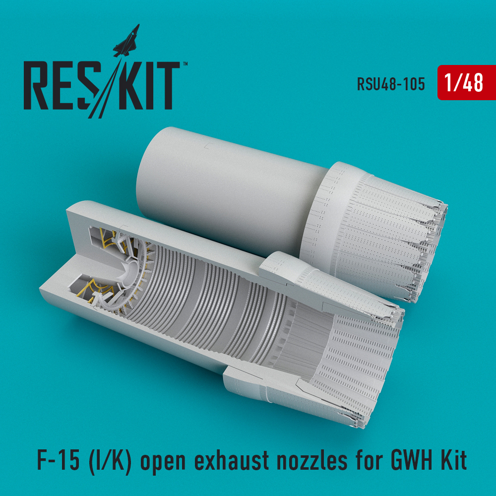 1/48 F-15 (I/K) open exhaust nozzles (GWH)