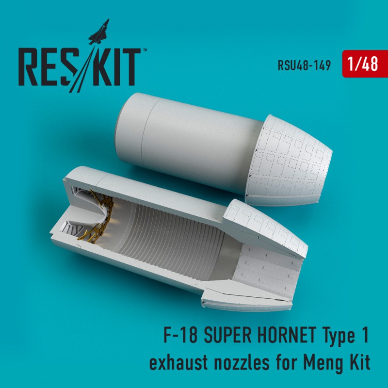 1/48 F-18 SUPER HORNET Type 1 exh.nozzles (MENG)