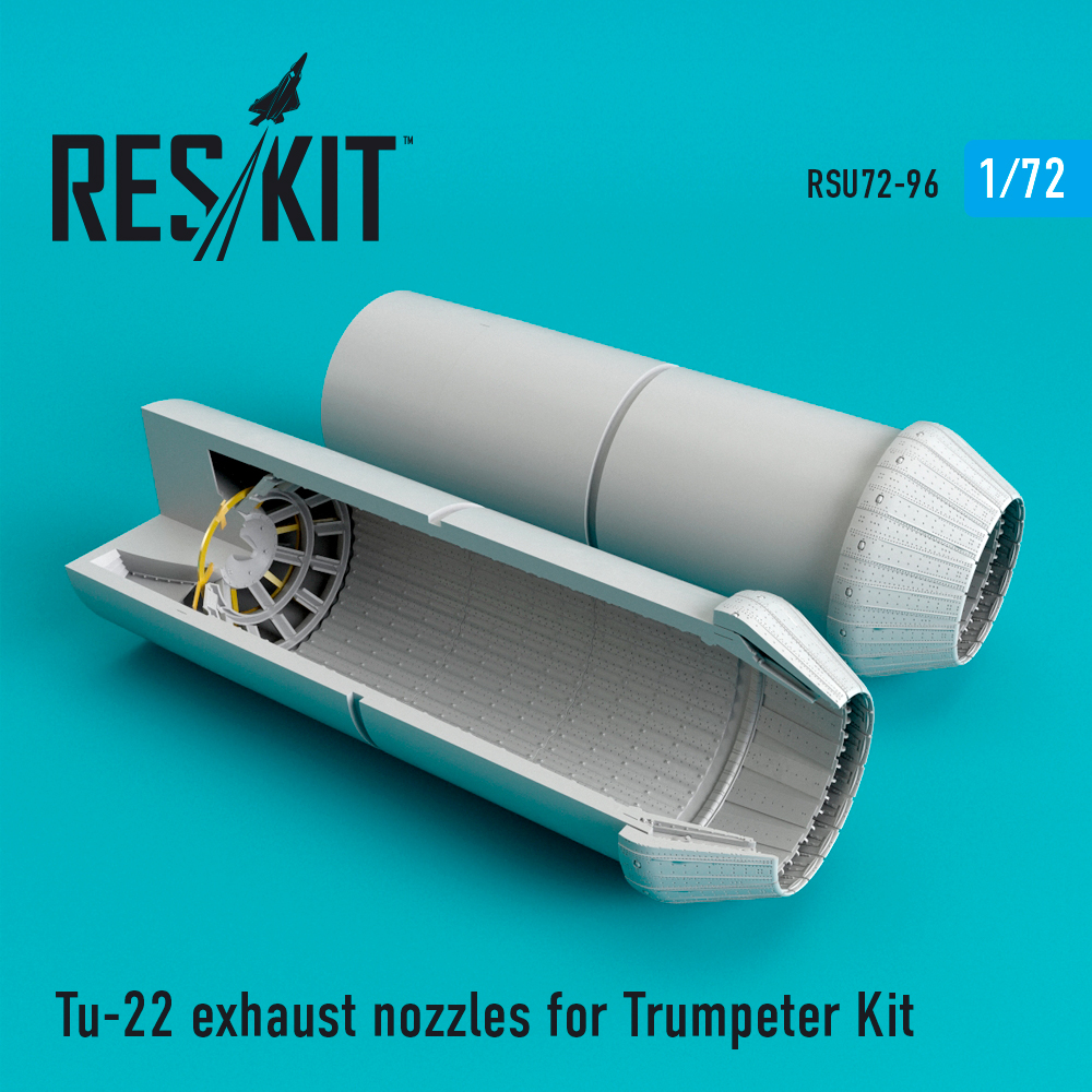 1/72 Tu-22 Blinder exhaust nozzles (TRUMP)