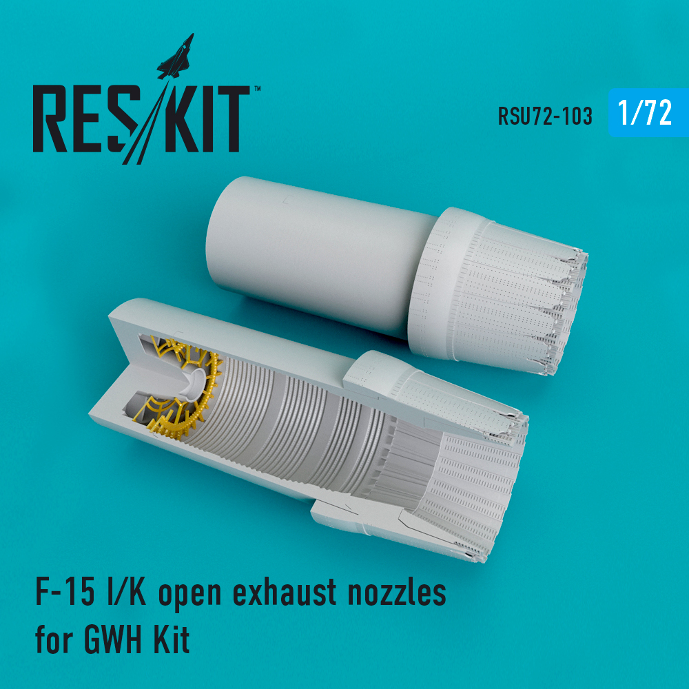 1/72 F-15 I/K open exh. nozzles (GWH)