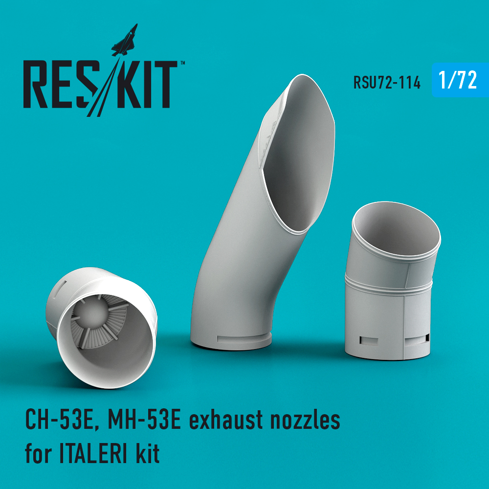 1/72 CH-53E, MH-53E exhaust nozzles (ITAL)