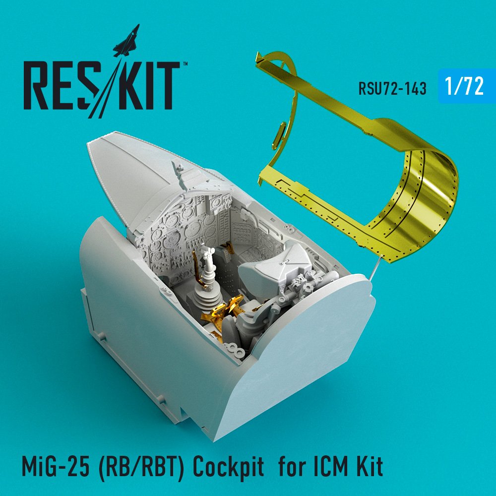 1/72 MiG-25 (RB/RBT) Cockpit (ICM)
