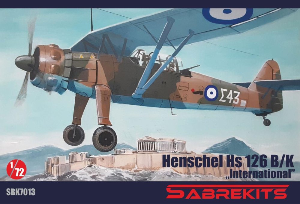 1/72 Henschel Hs 126B/K International (3x camo)