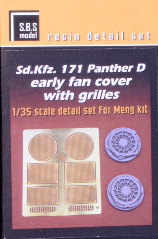 1/35 Sd.Kfz.171 Panther D early fan cover w/grills