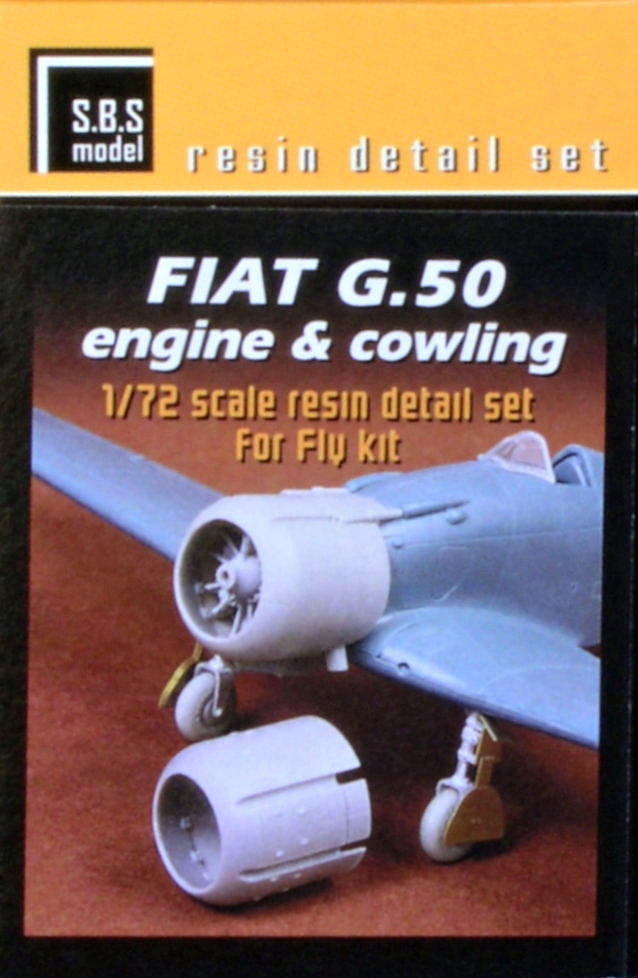 1/72 Fiat G.50 Engine&cowling set (FLY)
