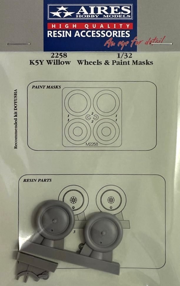 1/32 K5Y Willow wheels & paint masks (DOYUSHA)