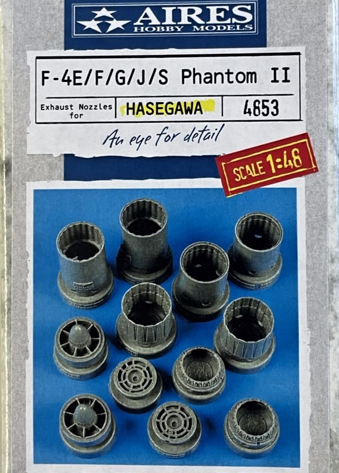 1/48 F-4E/EJ/F/G/J/S Phantom II exh.nozzles (HAS)