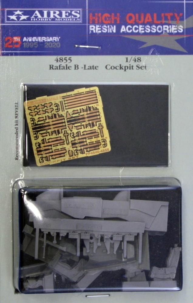1/48 Rafale B - late cockpit set (REV)
