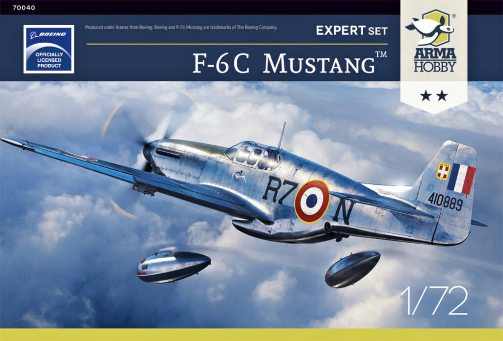 1/72 F-6C Mustang Expert Set (4x camo)