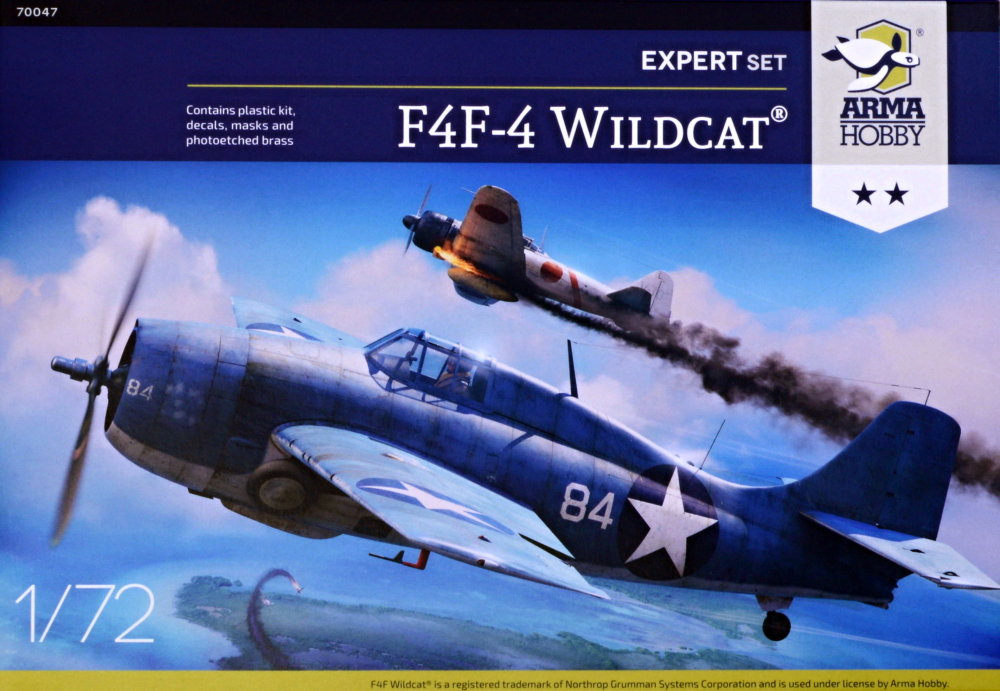 1/72 F4F-4 Wildcat Expert Set (6x camo)