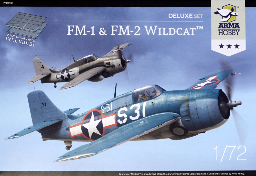 1/72 FM-1 & FM-2 Wildcat Deluxe Set (2-in-1)
