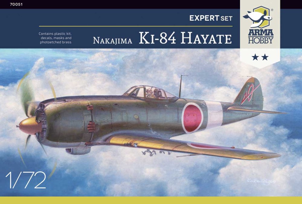 1/72 Nakajima Ki-84 Hayate Expert Set (6x camo)