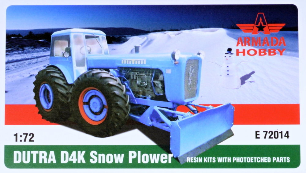 1/72 DUTRA D4K Snow Plower (resin kit&PE)