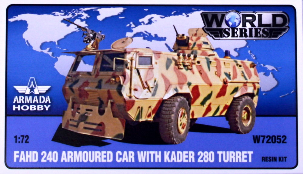 1/72 FAHD 240 Armoured car w/ Kader 280 turret
