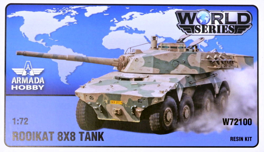 1/72 ROOIKAT 8x8 Tank (resin kit)