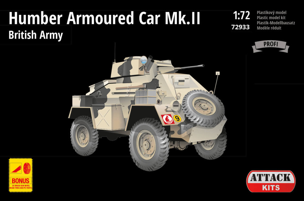 1/72 Humber Armoured Car Mk.II British Army Africa