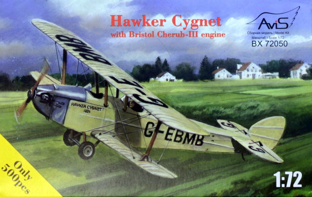 1/72 Hawker Cygnet w/ Bristol Cherub-III engine