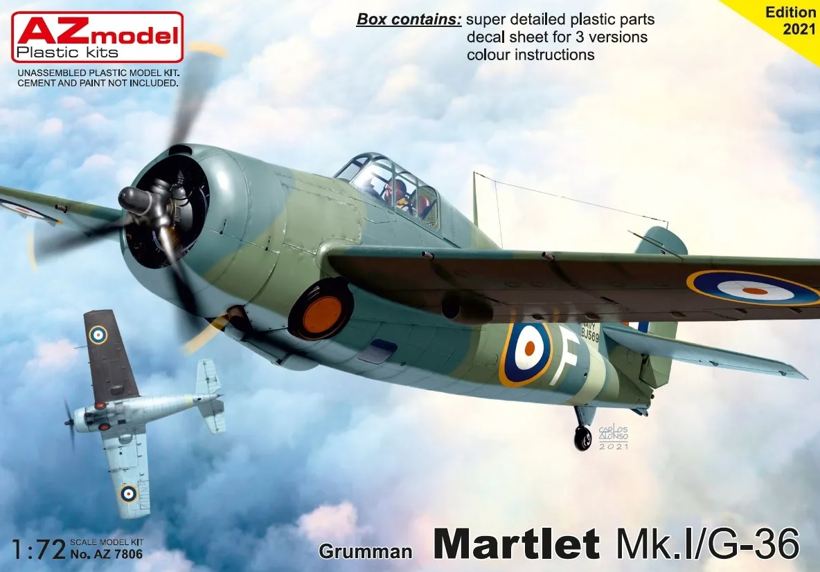 1/72 Grumman Martlet Mk.I/G-36 (3x camo)