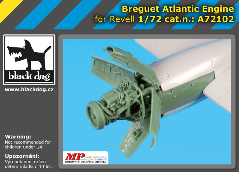 1/72 Breguet Atlantic engine (REV)