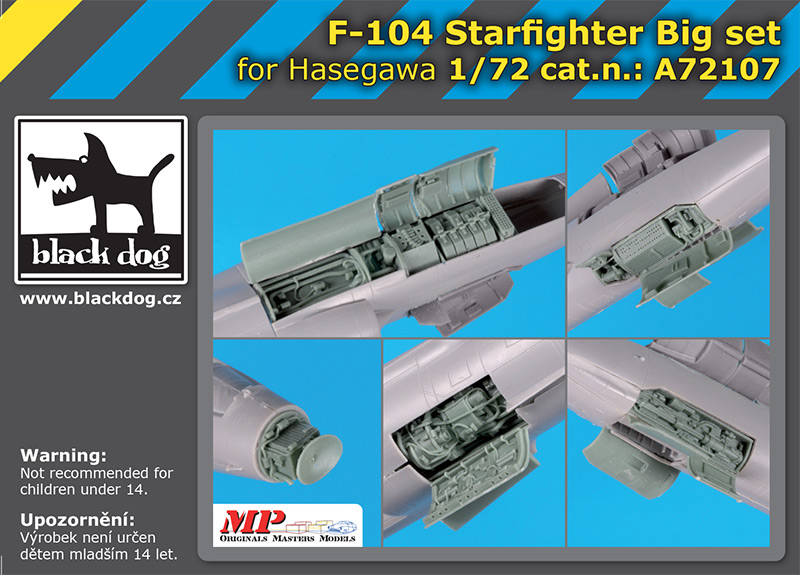 1/72 F-104 Starfighter big set (HAS)