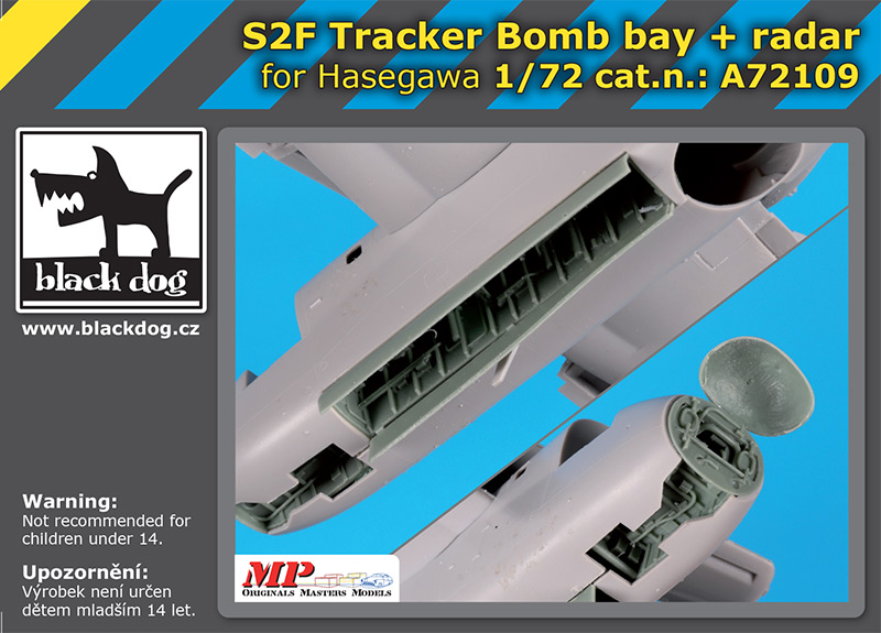 1/72 S2F Tracker bomb bay+radar (HAS)
