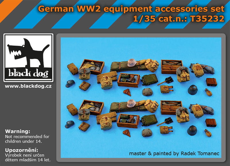 1/35 German WWII equipment accessories set