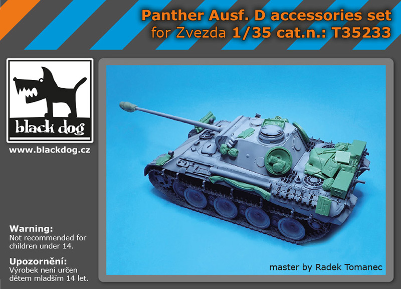 1/35 Panther Ausf D. Accessories set (ZVE)